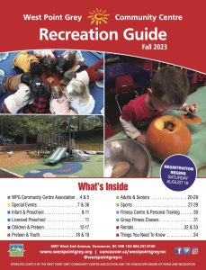 West Point Grey CC Fall 2023 Recreation Guide
