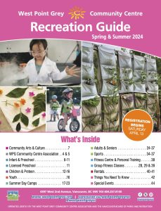 West Point Grey CC Spring/Summer 2024 Recreation Guide
